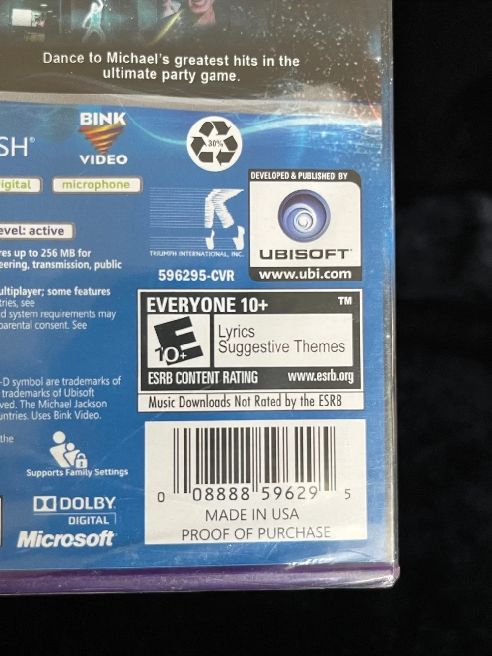 Michael Jackson: The Experience Microsoft Xbox 360 KINECT 2011 Complete SEALED